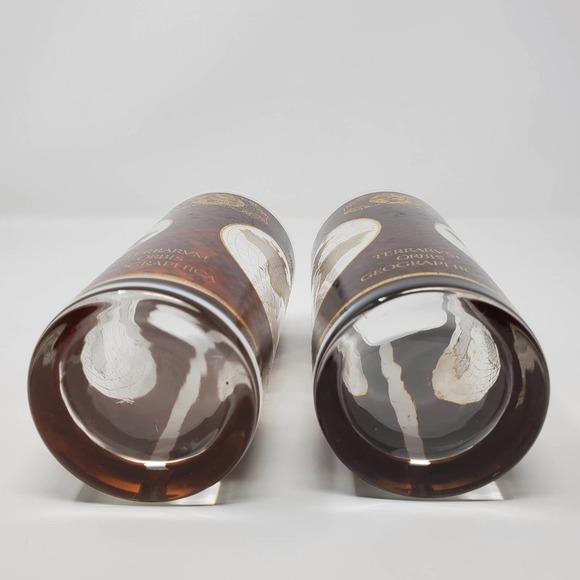 Terrarvm Orbis Geographica Map Brown Gold Glass - Picture 5 of 6